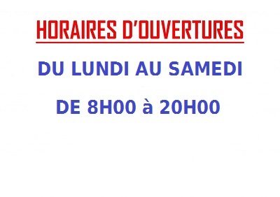 Horaires douvertures